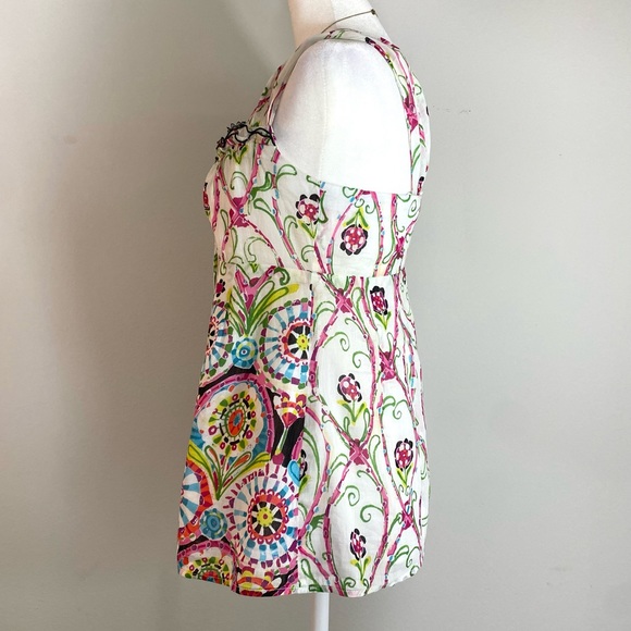 Nanette Lepore Button Up Floral Camisole - Picture 3 of 12